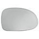 Lente do retrovisor com base - importado - Volkswagen Tiguan 1.4 TSI DSG gasolina 4P de 2016 at 2017 - Tiguan 2016 em diante - com aquecedor - lado do passageiro - cada (unidade) - 29250