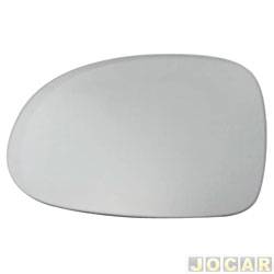 Lente do retrovisor com base - importado - Tiguan 2016 em diante - com aquecedor - lado do motorista - cada (unidade) - 29251
