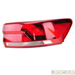 Lanterna traseira principal - TYC - <b>Volkswagen Virtus 1.6 16V MSi AT6 Flex 4P de 2018 at 2022</b> - Virtus 2018 em diante - lateral - lado do passageiro - cada (unidade) - 30602
