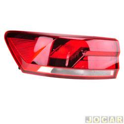 Lanterna traseira principal - TYC - <b>Volkswagen Virtus 1.6 16V MSi AT6 Flex 4P de 2018 at 2022</b> - Virtus 2018 em diante - lateral - lado do motorista - cada (unidade) - 30601