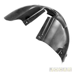 Para-barro do para-lama traseiro - importado - <b>Volkswagen Fox Connect 1.6 8V I-Motion Total Flex 4P de 2018 at 2020</b> - Fox/CrossFox 2015 at 2022 - lado do passageiro - cada (unidade) - 30838
