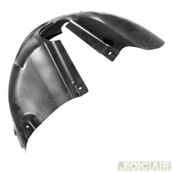 Para-barro do para-lama traseiro - importado - <b>Volkswagen Fox Connect 1.6 8V I-Motion Total Flex 4P de 2018 at 2020</b> - Fox/CrossFox 2015 at 2022 - lado do motorista - cada (unidade) - 30837
