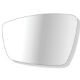 Lente do retrovisor com base - Troque Fcil - Volkswagen Fox 1.0 TEC 8V Total Flex 2P de 2012 at 2014 - Fox 2010 at 2014 - Polo 2012 at 2016 - lado do motorista - cada (unidade) - 6522M