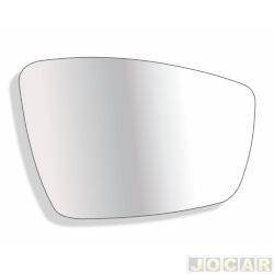 Lente do retrovisor com base - Troque Fcil - Volkswagen Gol Seleo 1.6 8V Total Flex 4P de 2013 at 2015 - Up! 2015 em diante - lado do passageiro - cada (unidade) - 6611C