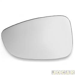 Lente do retrovisor com base - SMR - Jetta 2011 at 2018 - sferica trmica - lado do motorista - cada (unidade) - MA3033
