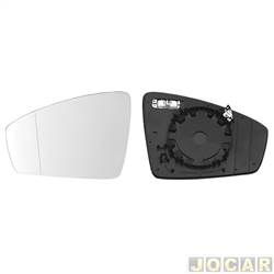 Lente do retrovisor com base - SMR - Tiguan 2019 em diante - convexa trmica - lado do motorista - cada (unidade) - MA3035