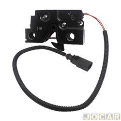 Tranca do cap dianteiro - Ori - <b>Volkswagen T-Cross 200 1.0 TSI cmbio automtico 6 marchas Flex 4P de 2019 at 2024</b> - Nivus/T-Cross 2019 em diante - com sensor - inferior - cada (unidade) - 12377