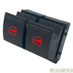 Interruptor do vidro - alternativo - Ospina - <b>Volkswagen Passat Variant 3.2 V6 24V FSI Tiptronic - importado de 2007 at 2009</b> - Jetta/Passat 2005 at 2010 - interruptor duplo - cada (unidade) - 021294