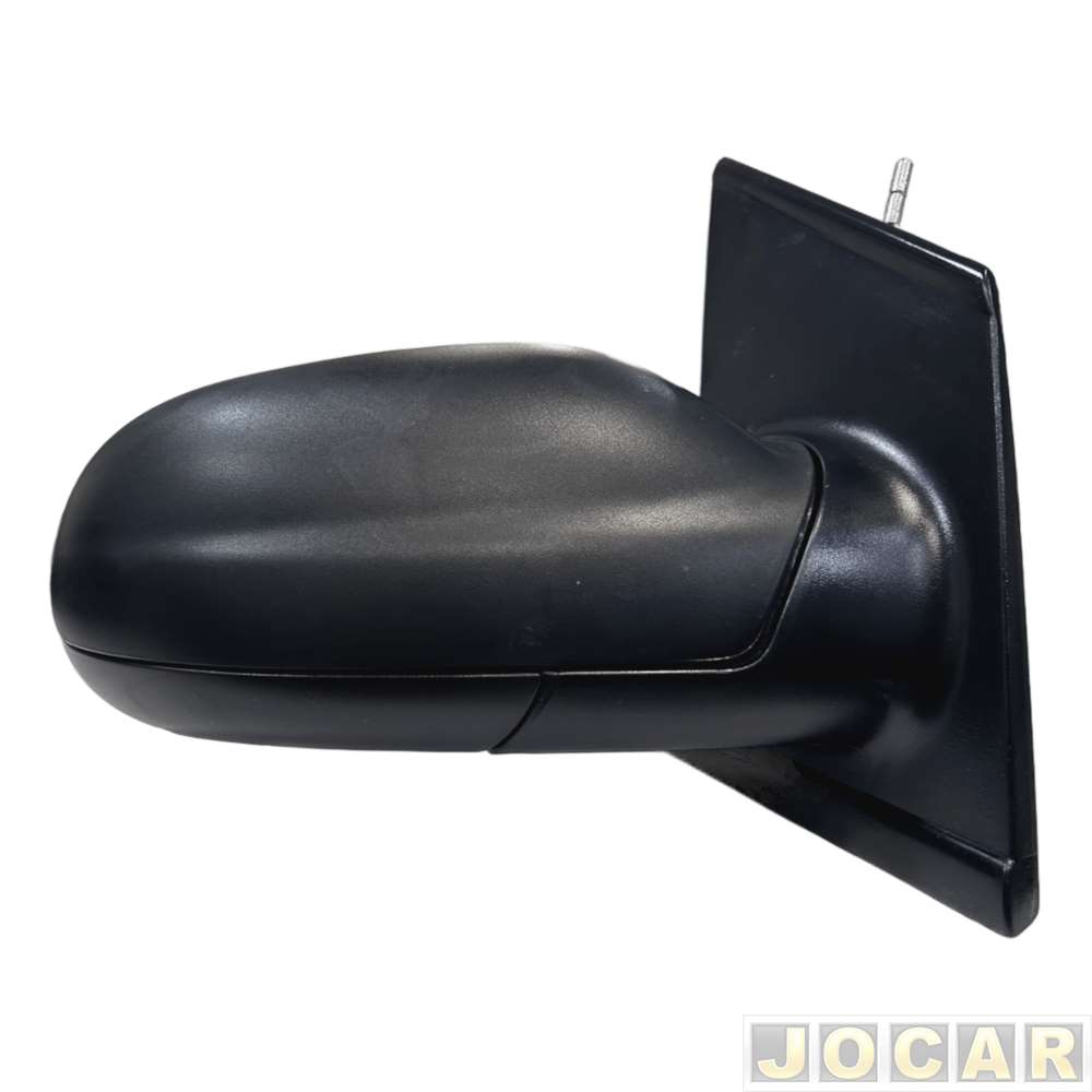 Retrovisor externo - Metagal - Fox 2003 até 2009 - com controle manual - preto - lado do passageiro - cada (unidade) - RWNE44CR