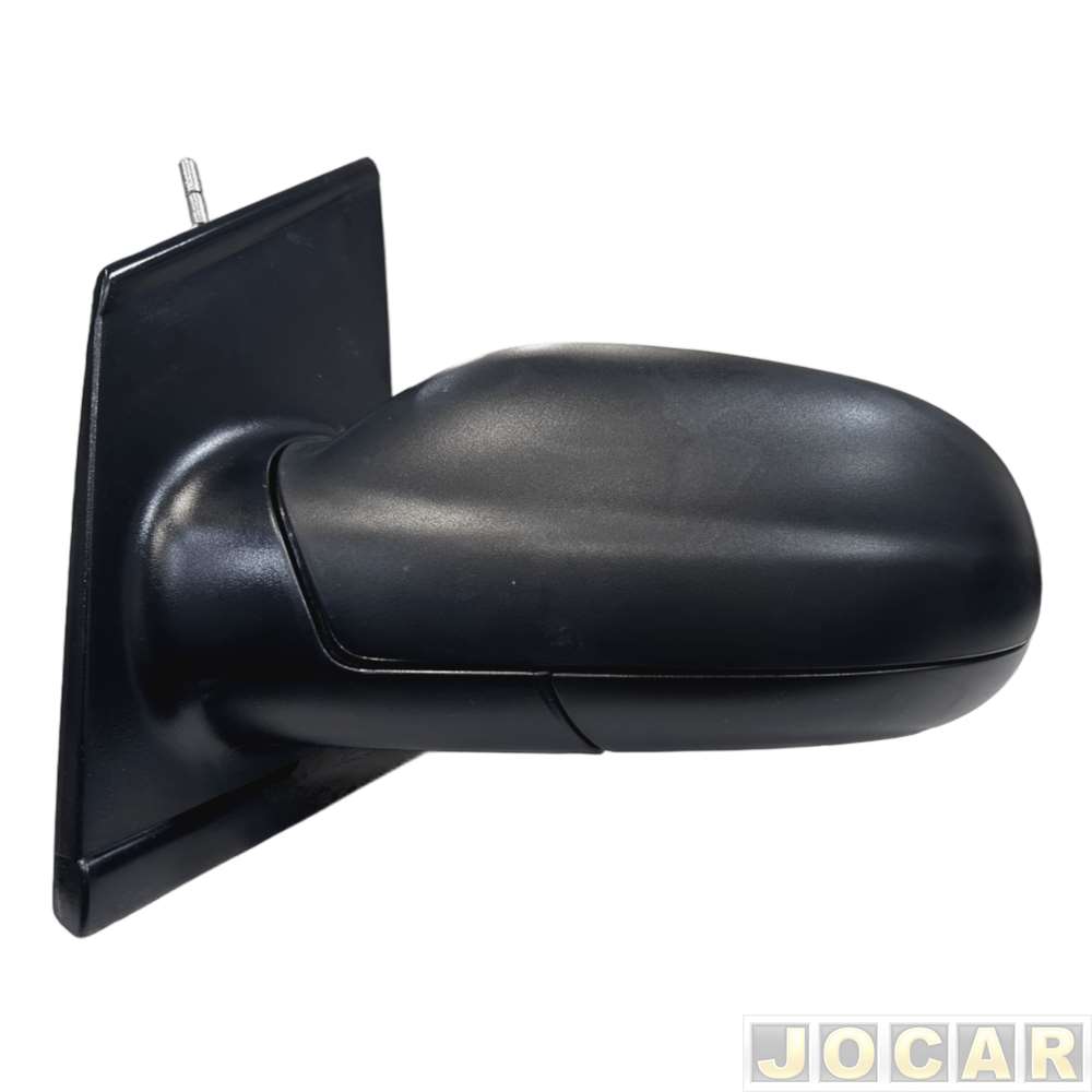 Retrovisor externo - Metagal - Fox 2003 até 2009 - com controle manual - preto - lado do motorista - cada (unidade) - RWNE45CR