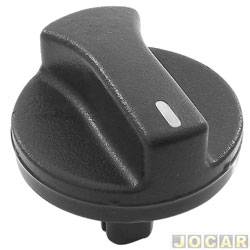 Boto do ar ventilao - alternativo - <b>Volkswagen Pointer CLi 1.8 de 1994 at 1996</b> - Logus - Pointer  - preto - cada (unidade)