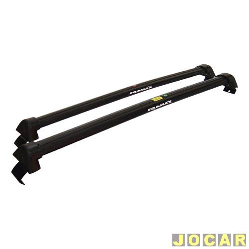 Rack do teto transversal - Eqmax - Fox 2003 até 2014 - New Wave Aluminium - preto - par - 01016117