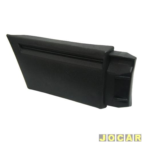 Ponteira do para-choque dianteiro - alternativo - Plastiron (Autimex) - Chevette/Marajó 1987 até 1993 - preta - lado do passageiro - cada (unidade)...