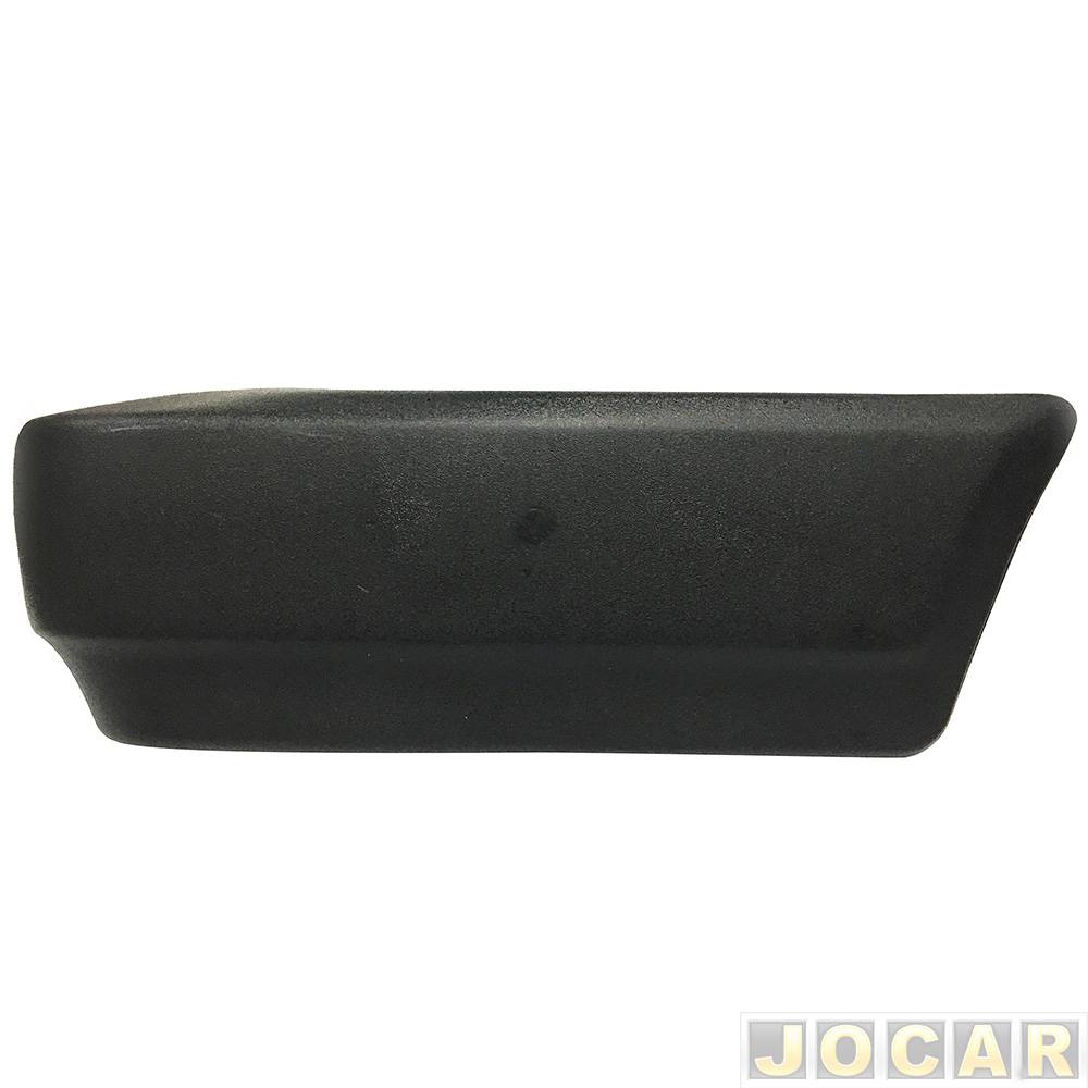 Ponteira do para-choque dianteiro - alternativo - KJ - Chevette/Marajó 1983 até 1986 - Chevy 500 todos modelos - preto - lado do motorista - cada (...