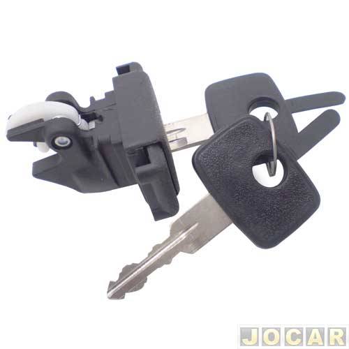 Botão do porta-luvas - alternativo - Chevette 1983 até 1993 - Kadett/Ipanema - 1989 até 1995 - Monza 1982 até 1993 - com chave - preto - cada (unid...