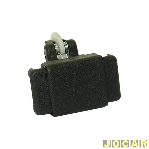 Botão do porta-luvas - Chevette 1983 até 1993 - Kadett/Ipanema - todos - Monza 1982 até 1993 - sem chave - preto - cada (unidade)