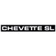 Letreiro - alternativo - Chevette 1983 at 1990 - "Chevette SL" - friso - par