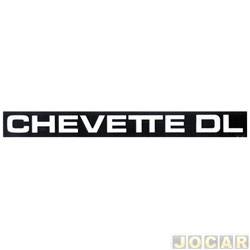 Letreiro - alternativo - Chevette 1990 até 1993 - Chevette DL - friso - par