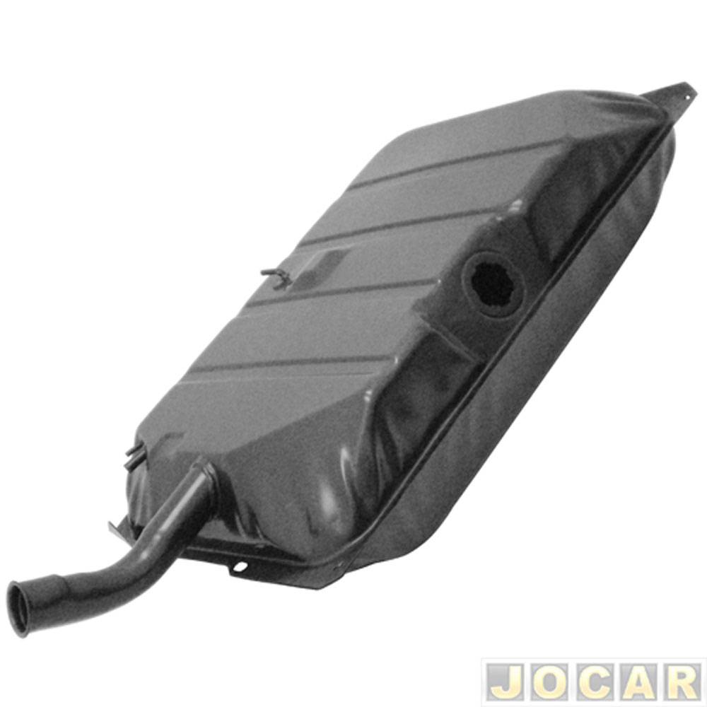 Tanque de combustível - alternativo - Igasa - Chevy 500 1990 até 1995 - 62L - bóia de encaixe - rosca no gargalo - preto - cada (unidade) - 3179