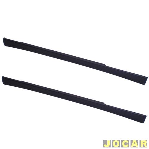 Spoiler lateral - alternativo - Chevette 1973 até 1993 - preto - par