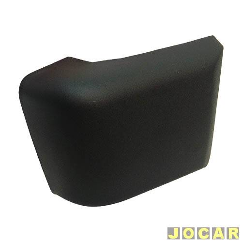 Ponteira do para-choque traseiro - alternativo - A10/A20/C20/D20/Veraneio 1985 até 1996 - Bonanza - 1989 até 1994 - lado do passageiro - cada (unid...