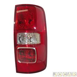 Lanterna traseira principal - Arteb - Chevrolet S10 Cabine Simples LS 4X2 2.4 8V Flexpower de 2012 at 2016 - S10 2012 at 2016 - sem LED - com luz de neblina - sem r - lado do passageiro - cada (unidade) - 460444