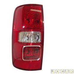 Lanterna traseira principal - Arteb - Chevrolet S10 Cabine Simples LS 4X2 2.4 8V Flexpower de 2012 at 2016 - S10 2012 at 2016 - sem LED - com luz de neblina - sem r - lado do motorista - cada (unidade) - 460443