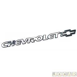 Letreiro - alternativo - <b>Chevrolet S10 Cabine Simples Colina 4X2 2.4 8V Flexpower de 2007 at 2010</b> - S10 1995 at 2011 - Chevrolet - capo traseiro - cromado - cada (unidade)