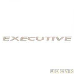 Letreiro - alternativo - <b>Chevrolet Blazer DTi 4X2 2.8 Turbo-IC diesel de 2002 at 2002</b> - Blazer 2001 at 2011 - Executive - prata - cada (unidade)
