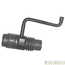 Mangueira do filtro de ar - Jahu - <b>Chevrolet S10 Cabine Simples 4X2 2.2 MPFI gasolina de 1997 at 2000</b> - S10/Blazer 2.2 1997 at 2000 - cada (unidade) - 19385-9