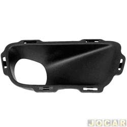 Grade (moldura) lateral do para-choque - importado - <b>Chevrolet S10 Cabine Simples LS 4X2 2.4 8V Flexpower de 2012 at 2016</b> - S10 2012 em diante - preta - lado do passageiro - cada (unidade) - 21940