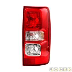 Lanterna traseira principal - TYC - <b>Chevrolet S10 Cabine Simples LS 4X2 2.4 8V Flexpower de 2012 at 2016</b> - S10 2012 at 2016 - com LED - lado do passageiro - cada (unidade) - 30252