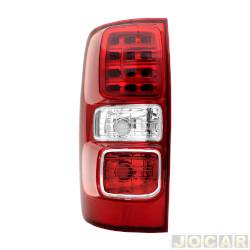 Lanterna traseira principal - alternativo - Fitam - Chevrolet S10 Cabine Simples LS 4X2 2.4 8V Flexpower de 2012 at 2016 - S10 2012 at 2016 - com LED e luz de neblina - bicolor - lado do motorista - cada (unidade) - 36064E