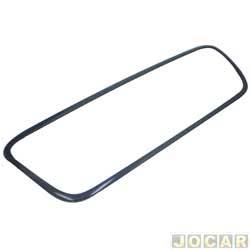 Moldura da grade dianteira - alternativo - <b>Chevrolet S10 Cabine Simples Colina 4X2 2.4 8V Flexpower de 2007 at 2008</b> - S10/Blazer 2001 at 2008 - preta - cada (unidade)