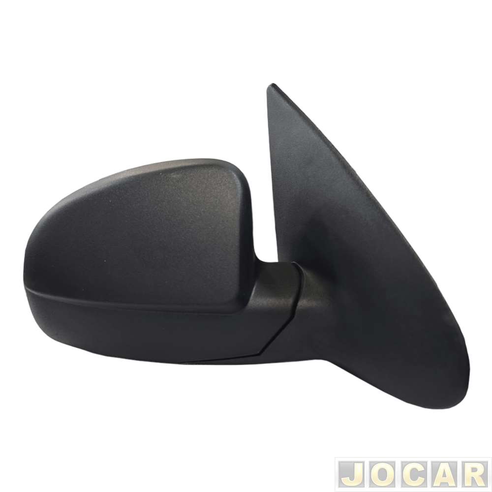 Retrovisor externo - Metagal - Celta 2000 até 2006 - com controle manual - preto - lado do passageiro - cada (unidade) - AG20N8800 / RGQE26CR