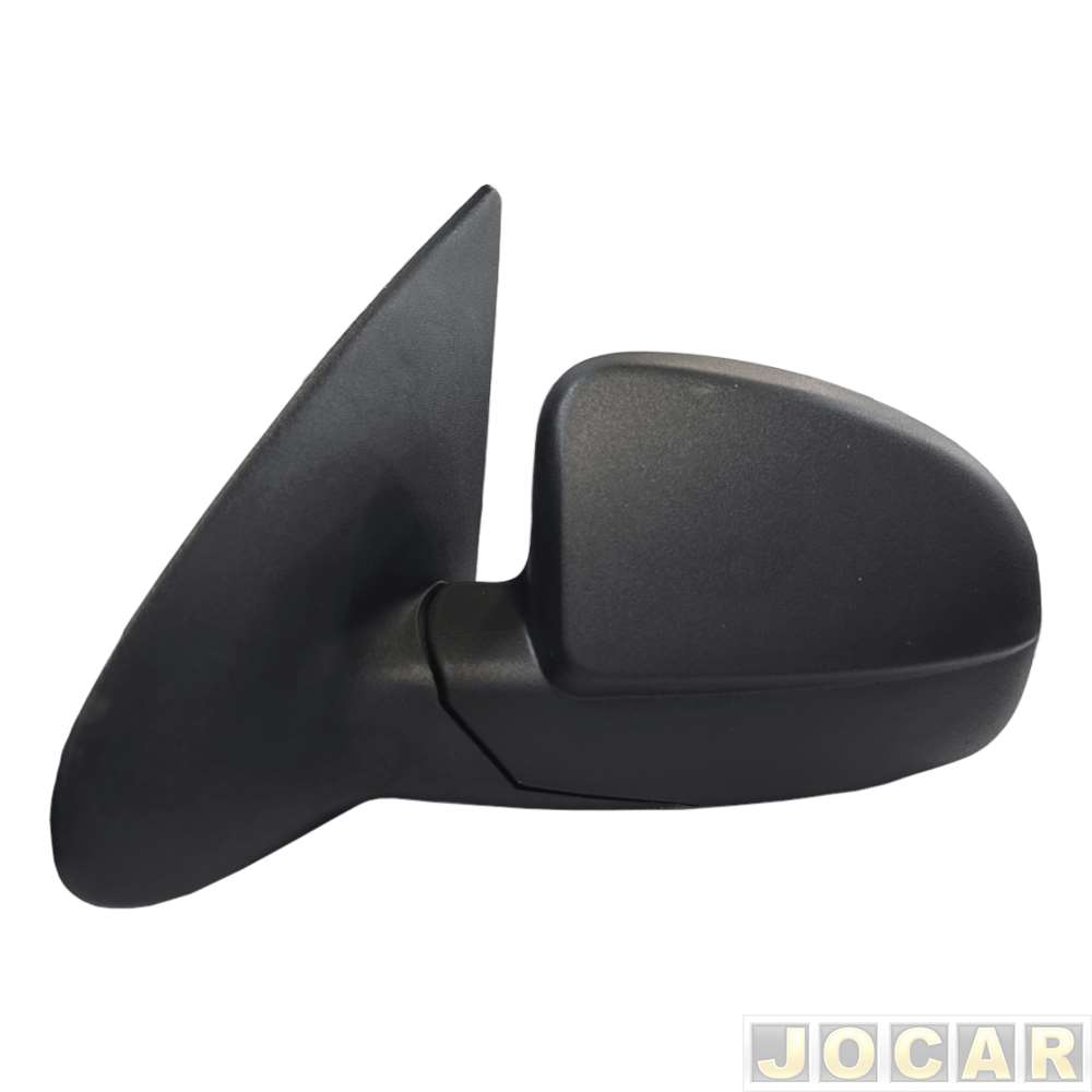 Retrovisor externo - Metagal - Celta 2000 até 2006 - com controle manual - preto - lado do motorista - cada (unidade) - AG20N8700 / RGQE27CR