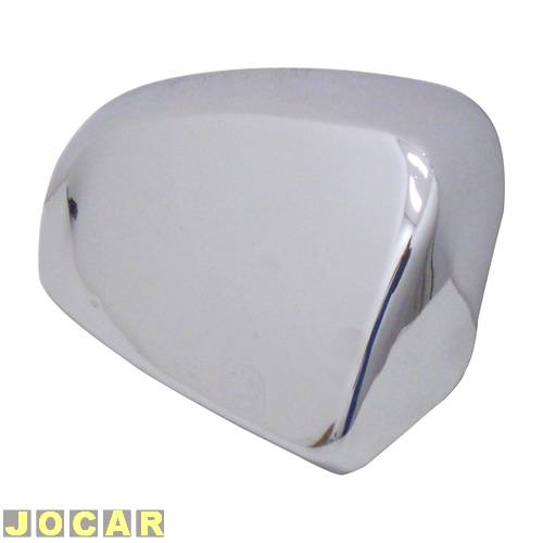 Lente do retrovisor sem base - M2B (Flabeg) - Omega 92/98 - azul - lado do motorista - cada (unidade) - 1075