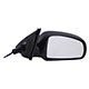 Retrovisor externo - SPJ - Chevrolet Meriva Expression Easytronic 1.8 8V Flexpower de 2008 at 2012 - Meriva 2002 at 2012 - com controle manual - preto - lado do passageiro - cada (unidade) - EB129