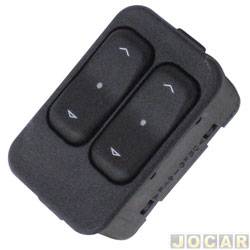 Interruptor do vidro - alternativo - Ospina - Chevrolet Astra Hatch GL 1.8 MPFI 2P de 1998 at 2001 - Astra 1999 em diante - duplo - cada (unidade) - 02188
