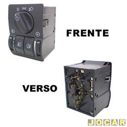 Interruptor do farol principal - alternativo - <b>Chevrolet Zafira Expression 2.0 8V Flexpower de 2007 at 2012</b> - Zafira 2001 at 2007 - de milha e neblina - cada (unidade)