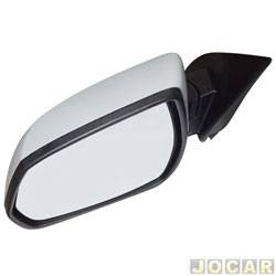 Retrovisor externo - SPJ - <b>Chevrolet Cobalt Graphite 1.8 8V cmbio manual Econo.flex 4P de 2015 at 2015</b> - Cobalt 2011 at 2015 - eltrico - para pintar - lado do motorista - cada (unidade) - EB885