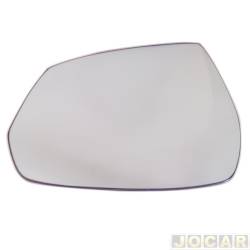 Lente do retrovisor com base - Cobalt 2011 at 2020 - com aquecedor - prata - lado do motorista - cada (unidade)