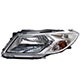 Farol principal - Arteb - Chevrolet Onix Hatch Effect 1.4 8V SPE/4 cmbio manual Flex 4P de 2014 at 2016 - Onix 2012 at 2016 - Prisma 2013 at 2016 - cromado - lado do motorista - cada (unidade) - 0160773