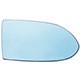 Lente do retrovisor com base - SPJ - Chevrolet Zafira Expression 2.0 8V Flexpower de 2007 at 2012 - Zafira 2001 at 2012 - azul - lado do passageiro - cada (unidade) - EB-724