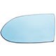 Lente do retrovisor com base - SPJ - Chevrolet Zafira Expression 2.0 8V Flexpower de 2007 at 2012 - Zafira 2001 at 2012 - azul - lado do motorista - cada (unidade) - EB-723