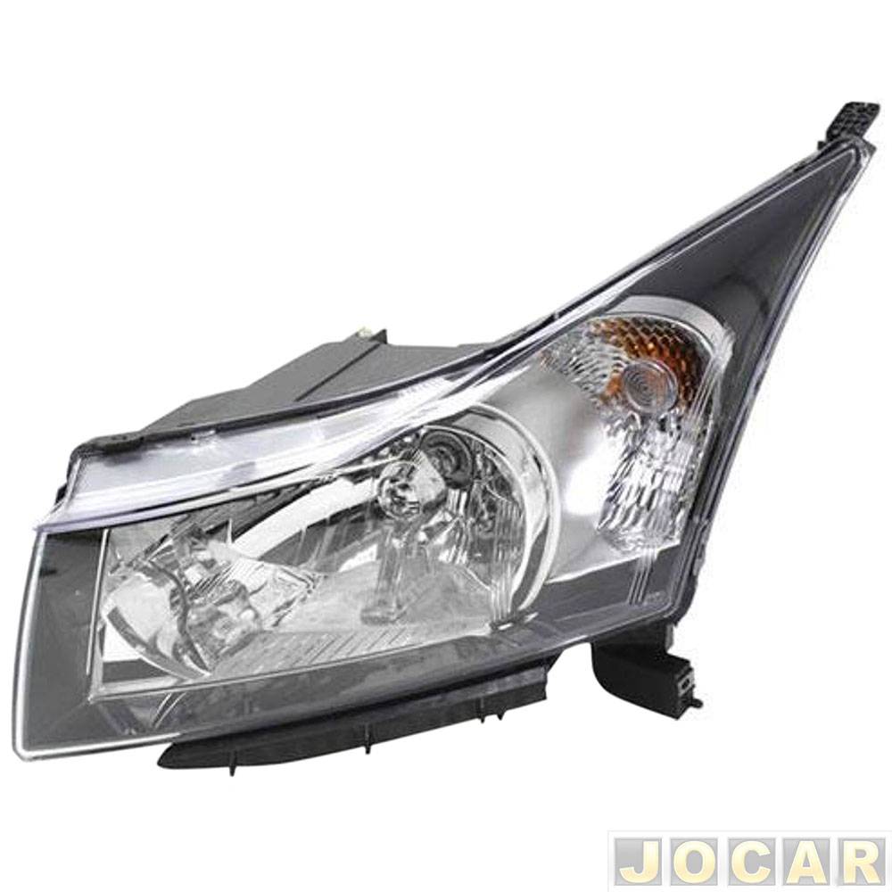 Farol principal - TYC - Cruze 2011 até 2016 - com motor - lado do motorista - cada (unidade) - 21199