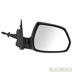 Retrovisor externo - importado - Chevrolet Cobalt Graphite 1.8 8V cmbio automtico Econo.flex 4P de 2015 at 2015 - Cobalt 2011 at 2015 - com controle manual - lado do motorista - cada (unidade) - 24151
