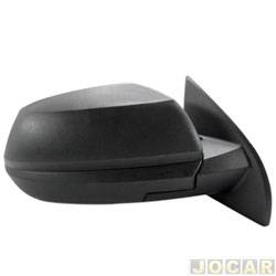 Retrovisor externo - importado - Chevrolet Cobalt Graphite 1.8 8V cmbio manual Econo.flex 4P de 2015 at 2015 - Cobalt 2011 at 2015 - eltrico - lado do passageiro - cada (unidade) - 24152
