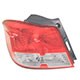 Lanterna traseira principal - Depo - Chevrolet Onix Hatch Effect 1.4 8V SPE/4 cmbio manual Flex 4P de 2014 at 2016 - Onix 2012 at 2016 - bicolor - lado do motorista - cada (unidade) - 24689