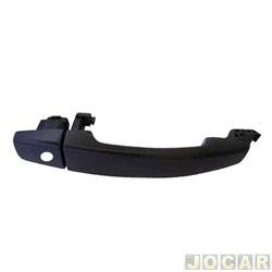 Maaneta externa da porta - <b>Chevrolet Vectra Sedan Expression 2.0 8V Flexpower de 2007 at 2009</b> - Captiva todos os modelos - Vectra 2005 at 2012 - com furo - Externa - preta - dianteira - cada (unidade)
